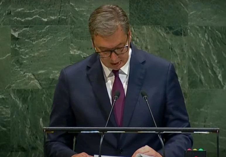 Vuçiq flet për Kosovën në OKB