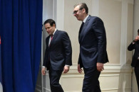 Sekretari amerikan i Shtetit, Marco Rubio, ka pritur në takim presidentin serb, Aleksandar Vuçiq