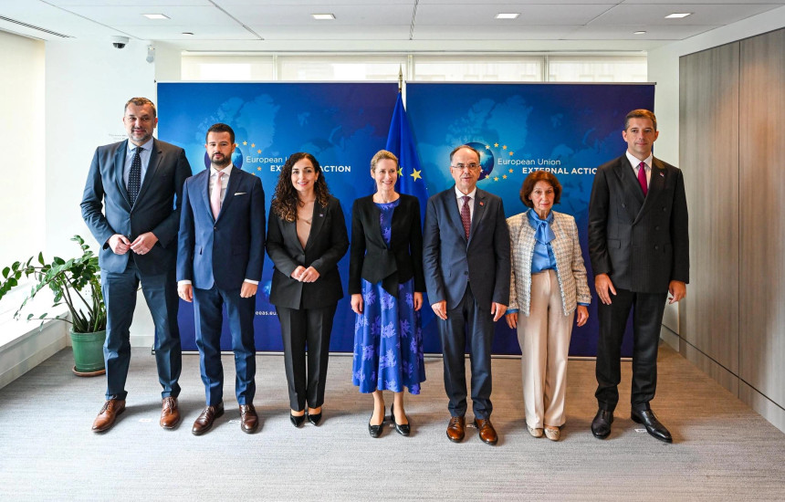 Vjosa Osmani - takim me Kaja Kallasin dhe perfaqesues te Ballkanit Perendimor