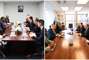 Kurti takon kryeministrat e Grenadës dhe Belizesë