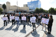 Protestë për lirimin e Arbnor Spahiu