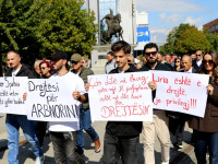 Protesta për lirim të Arbnor Spahiut