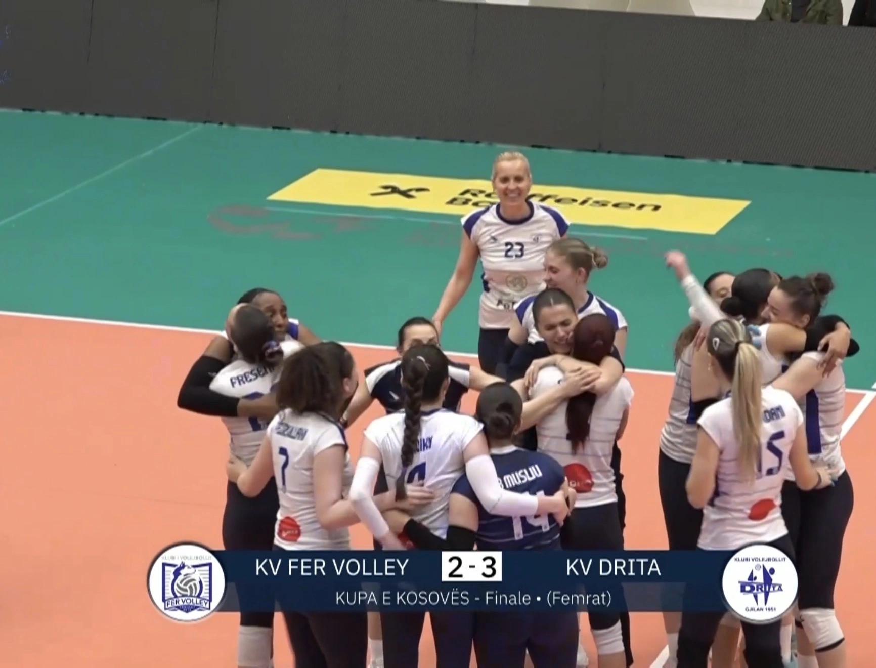 Drita fituese e Kupës për volejbolliste