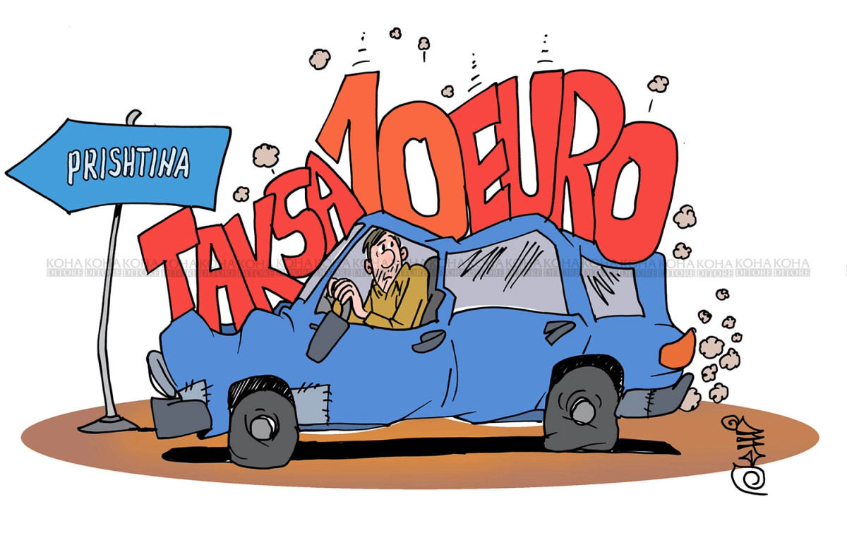 Karikatura e ditës   Propozim tarifa për veturat që hyjnë në Prishtinë