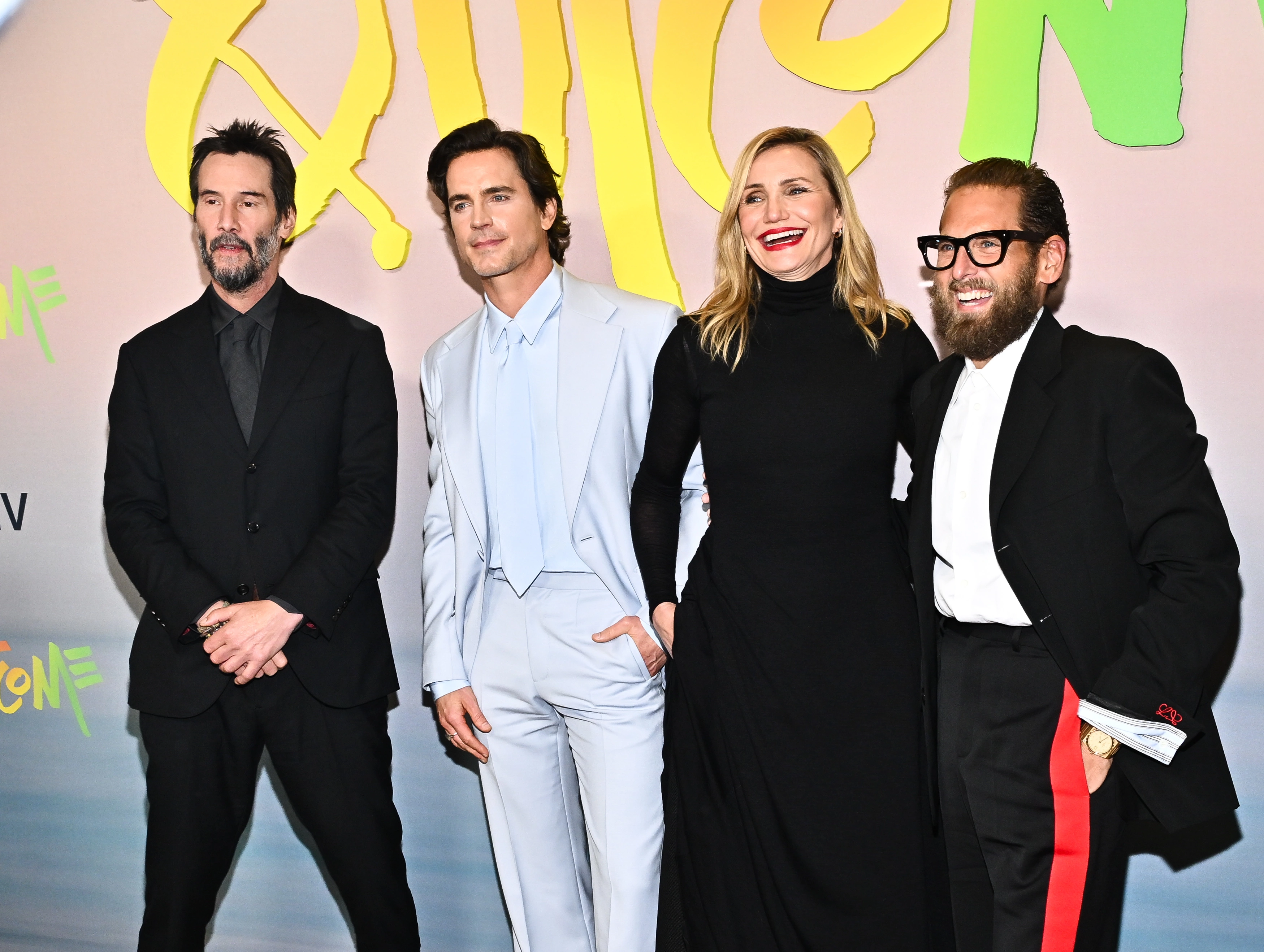Keanu Reeves, Matt Bomer, Cameron Diaz dhe Jonah Hill