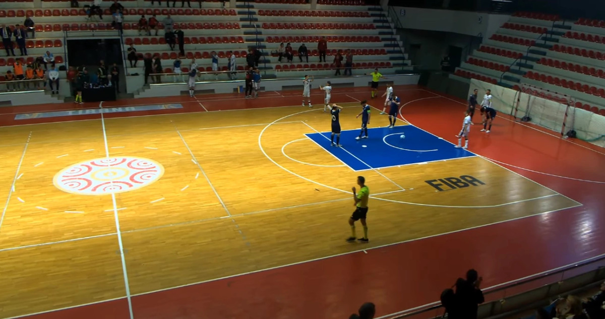 Futsal  fitore shumë e vështirë e Shqipërisë ndaj San Marinos