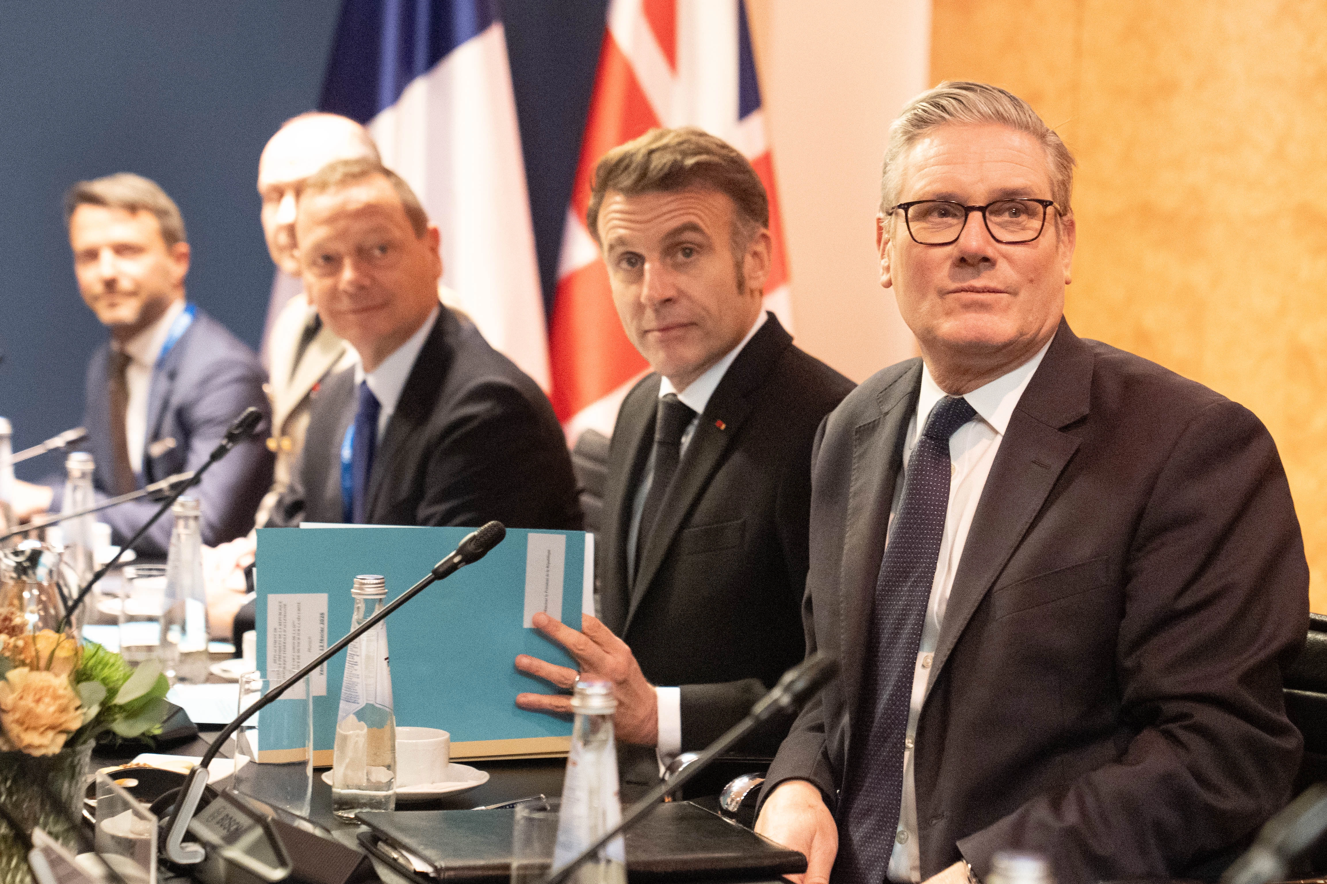 Keir Starmer dhe Emmanuel Macron
