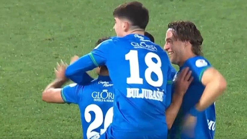 Qazim Laçi realizon supergol në Turqi