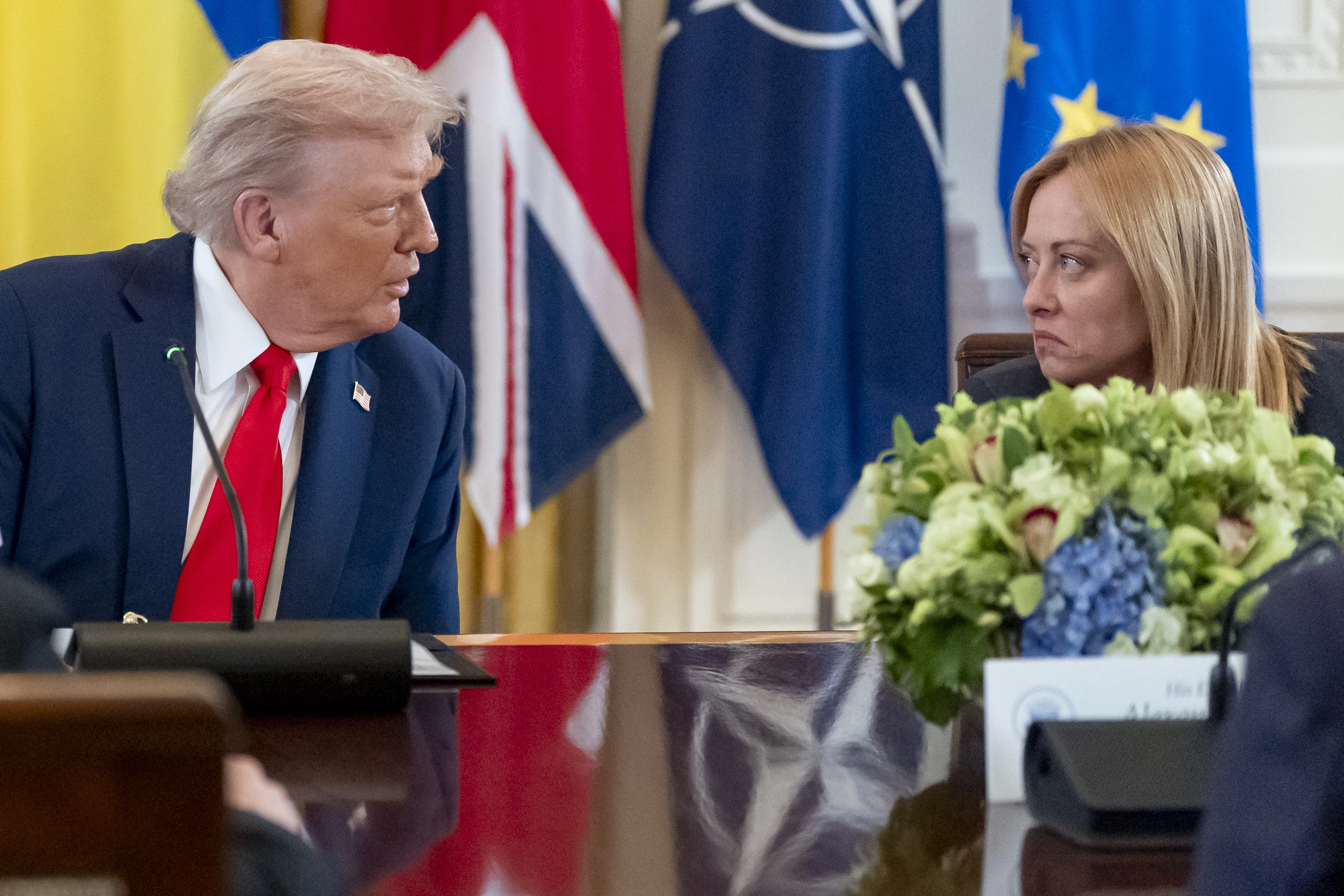 Donald Trump dhe Giorgia Meloni