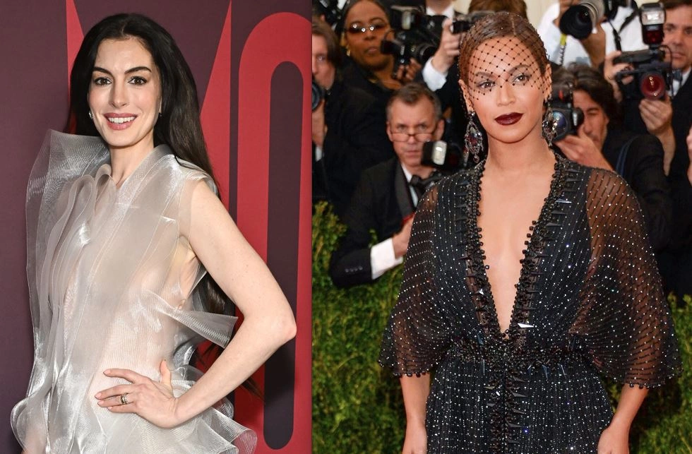 Anne Hathaway dhe Beyonce