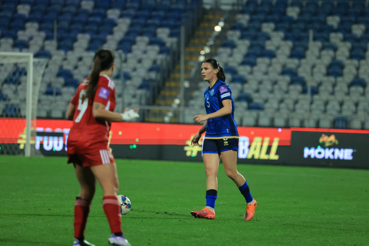 Blerta Smaili  mbrojtësja që po shquhet edhe me gola te Kosova