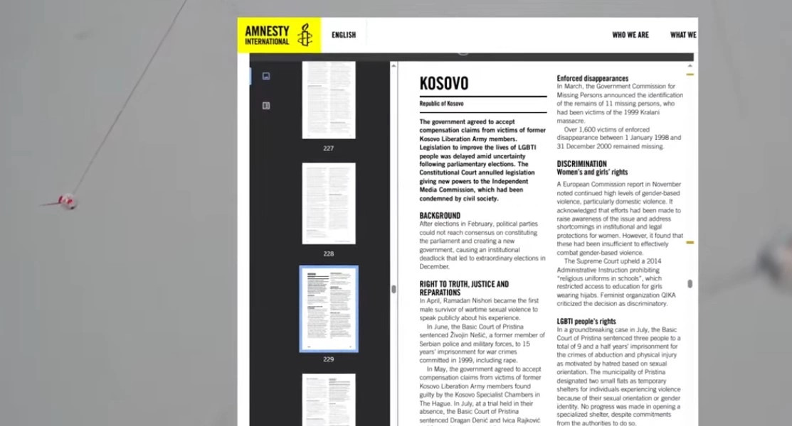 Raporti i AI së për Kosovën  Dhuna me bazë gjinore  sulmet ndaj gazetarëve  ndër ngecjet kryesore