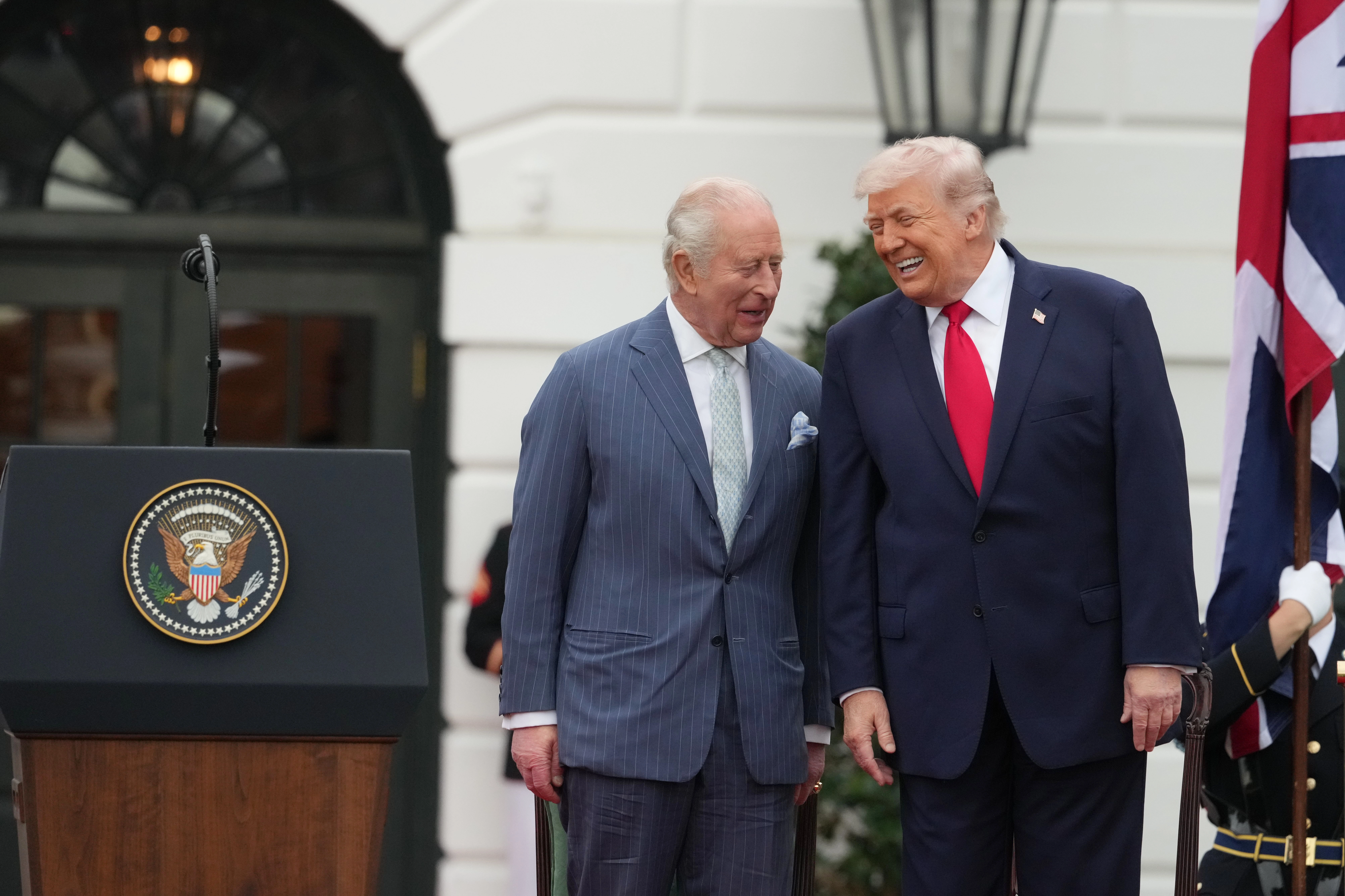 Donald Trump dhe Mbreti Charles