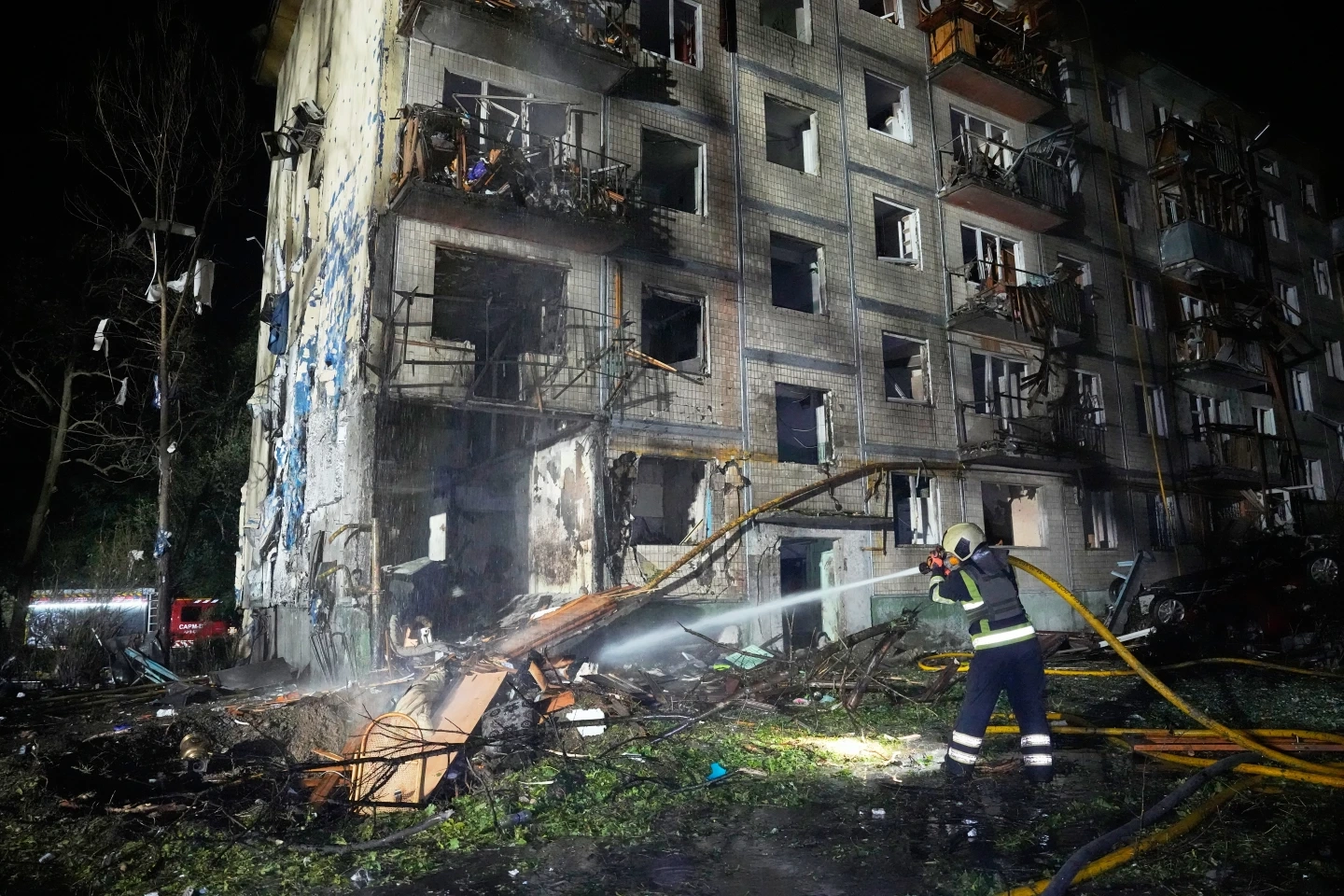 Les attentats russes à Kiev font neuf morts