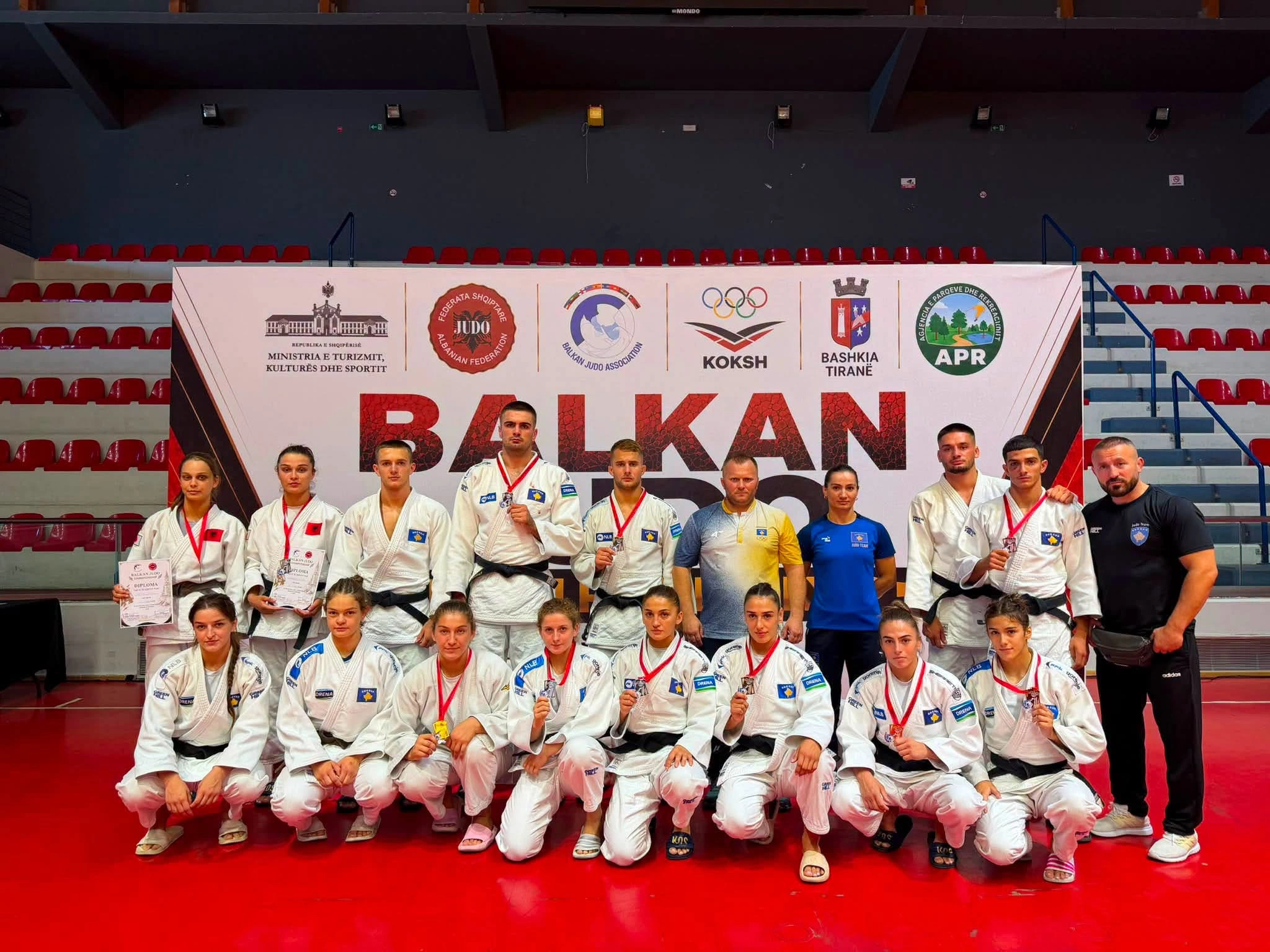 Nëntë medalje për Kosovën në Ballkanikun e xhudos