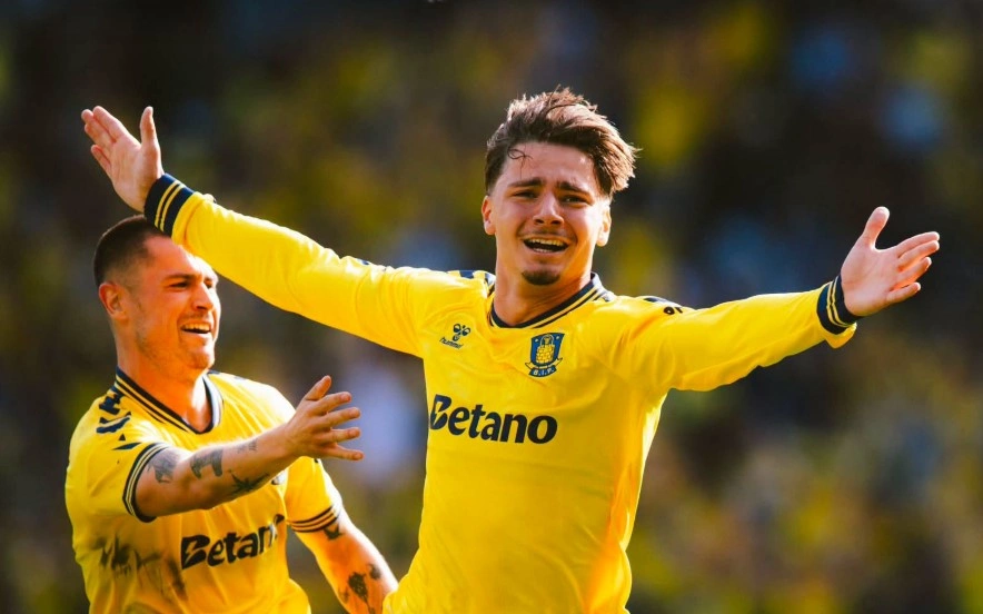 Hyseni debuton me gol te Brondby