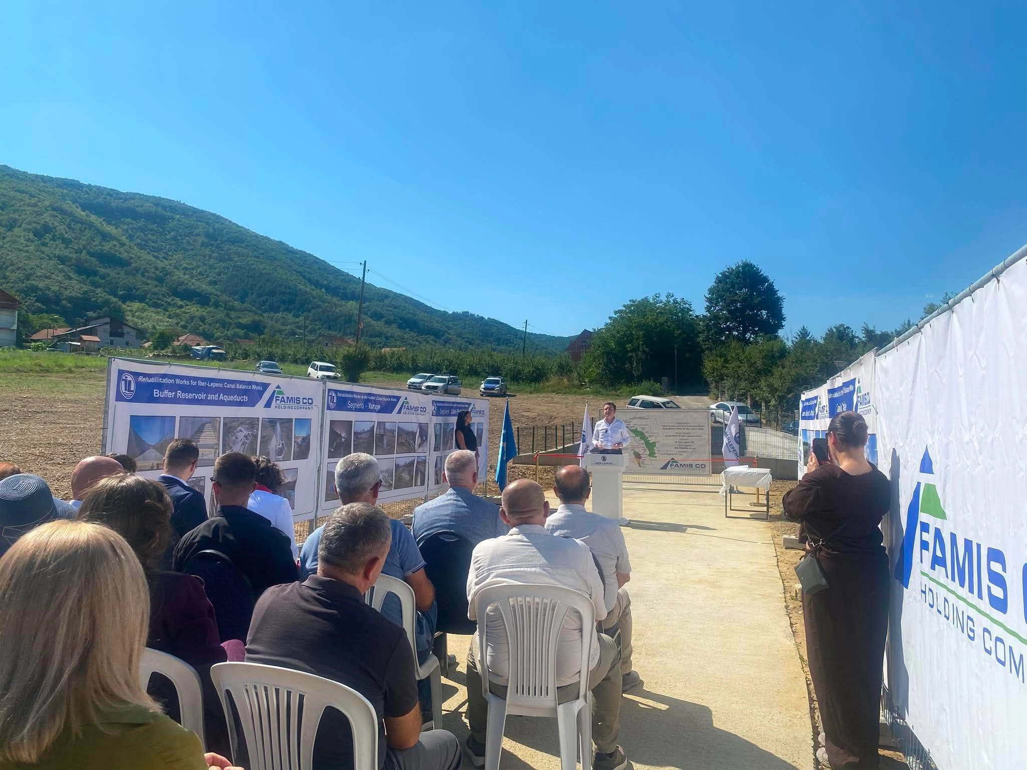 İber-Lepenc kanalının güvenliğini güçlendirme projesi açılışı yapıldı.