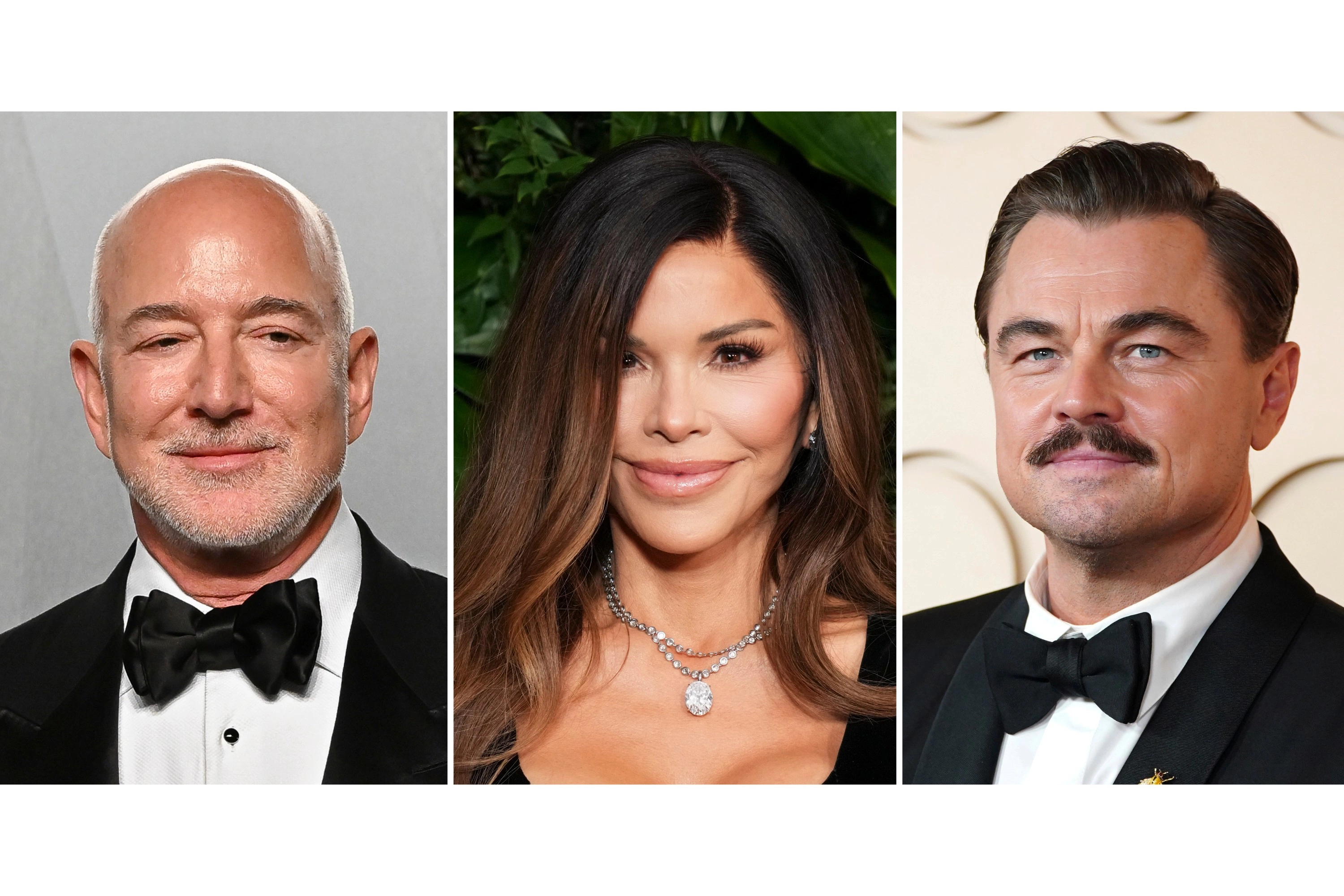 Jeff Bezos, Lauren Sanchez Bezos dhe Leonardo DiCaprio