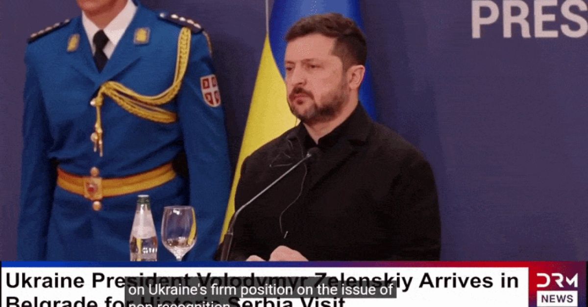 Pyetja që e vuri në siklet Zelenskyn në krah të Vuçiqit