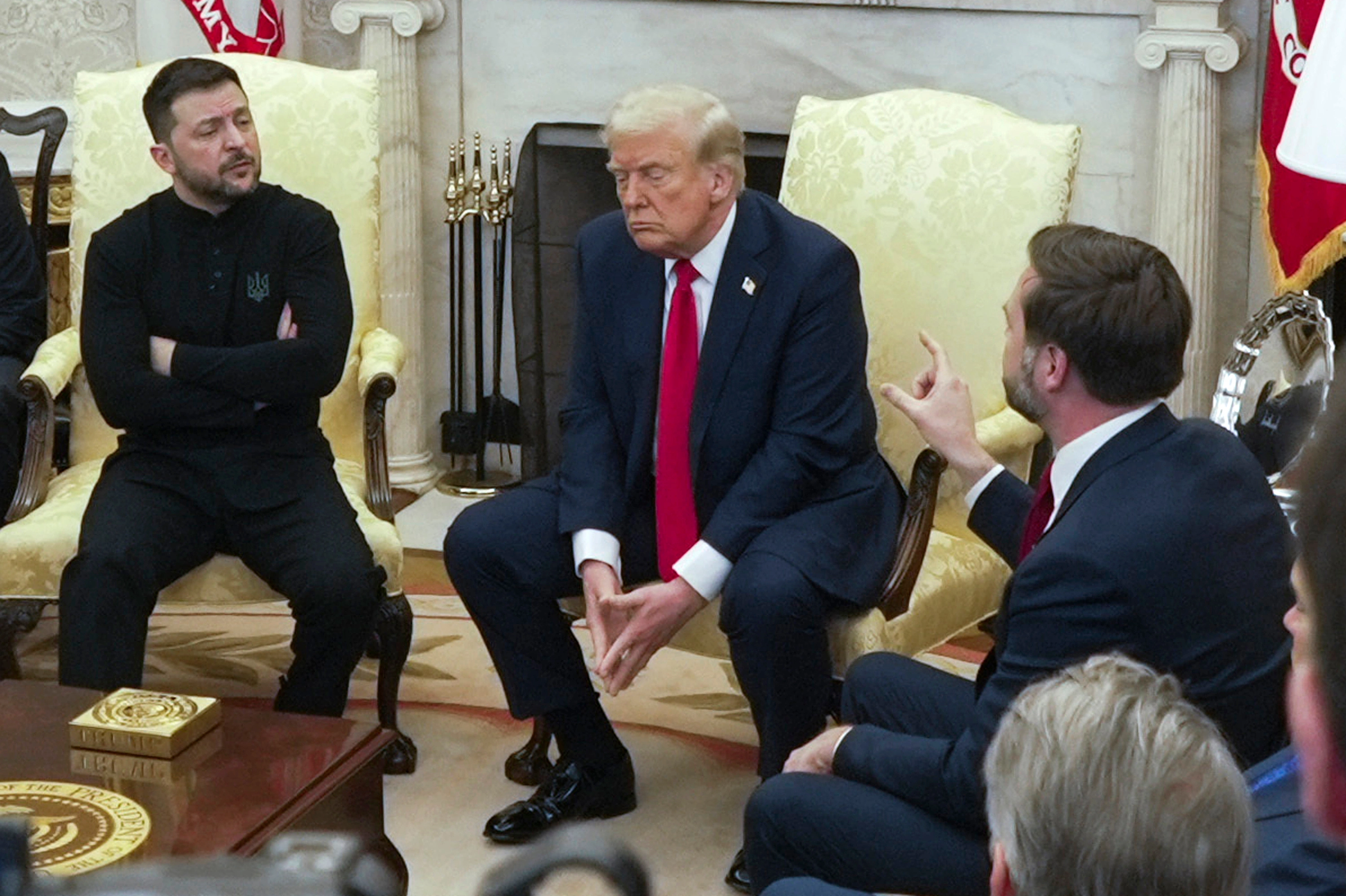 Zelensky, Trump dhe JD Vance