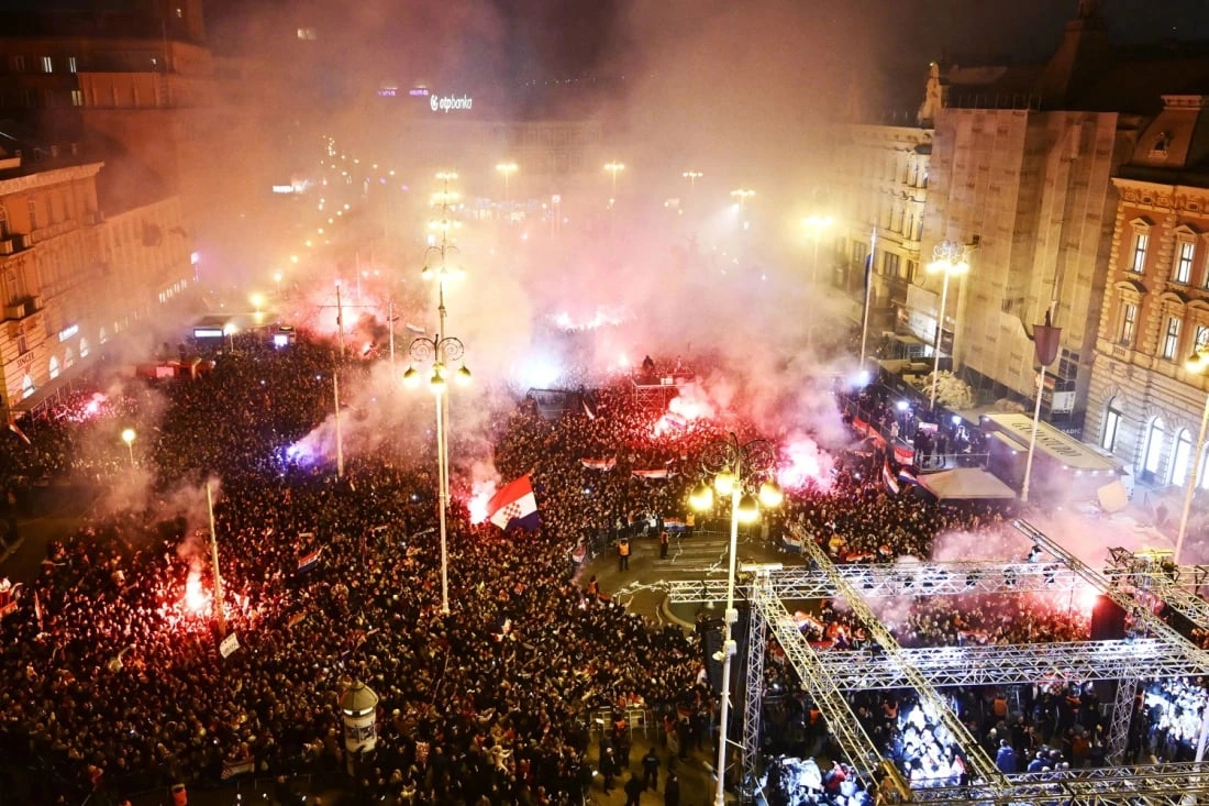 Kroaci - hendboll -festa