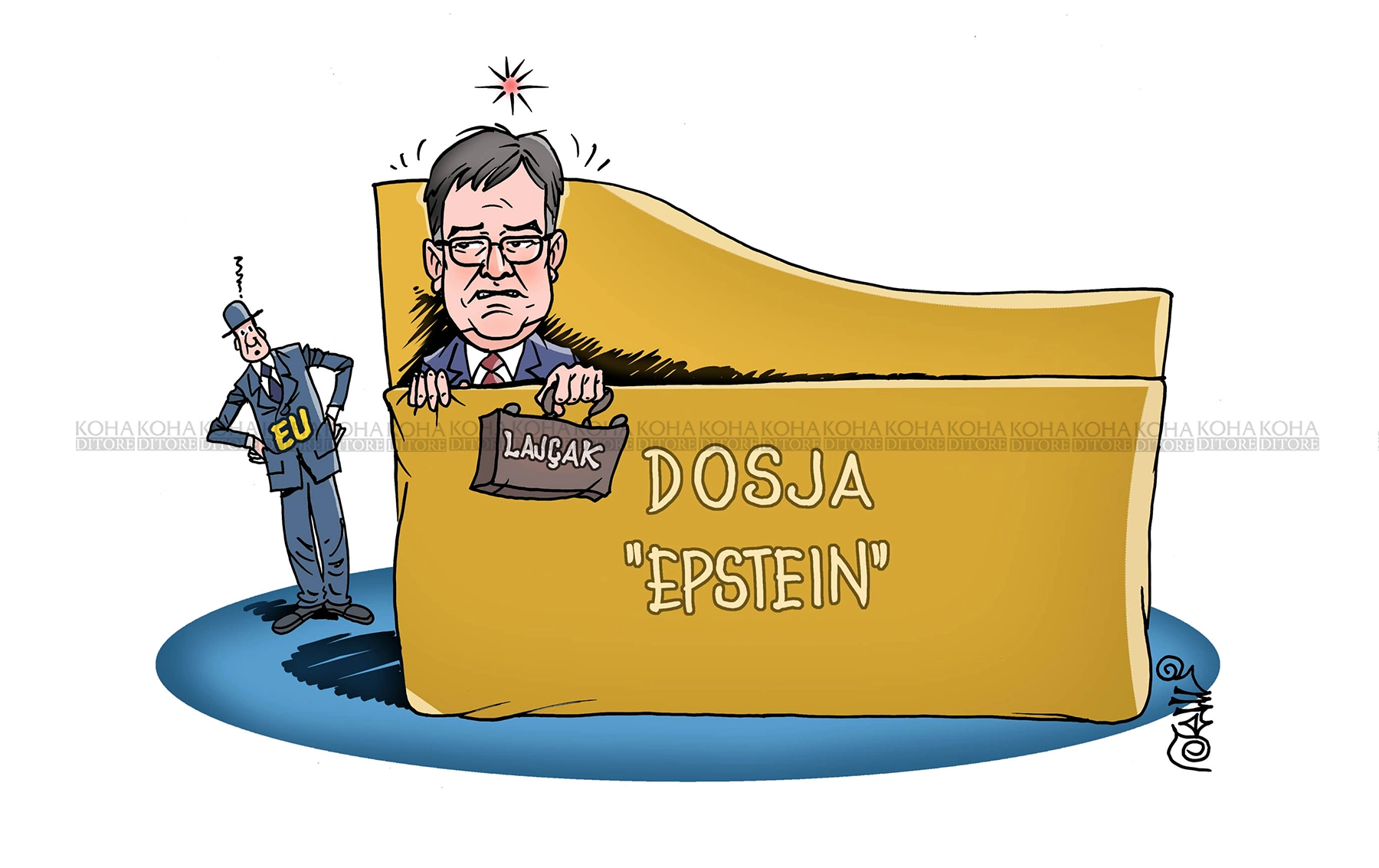 Lajçak në dosjen "Epstein"