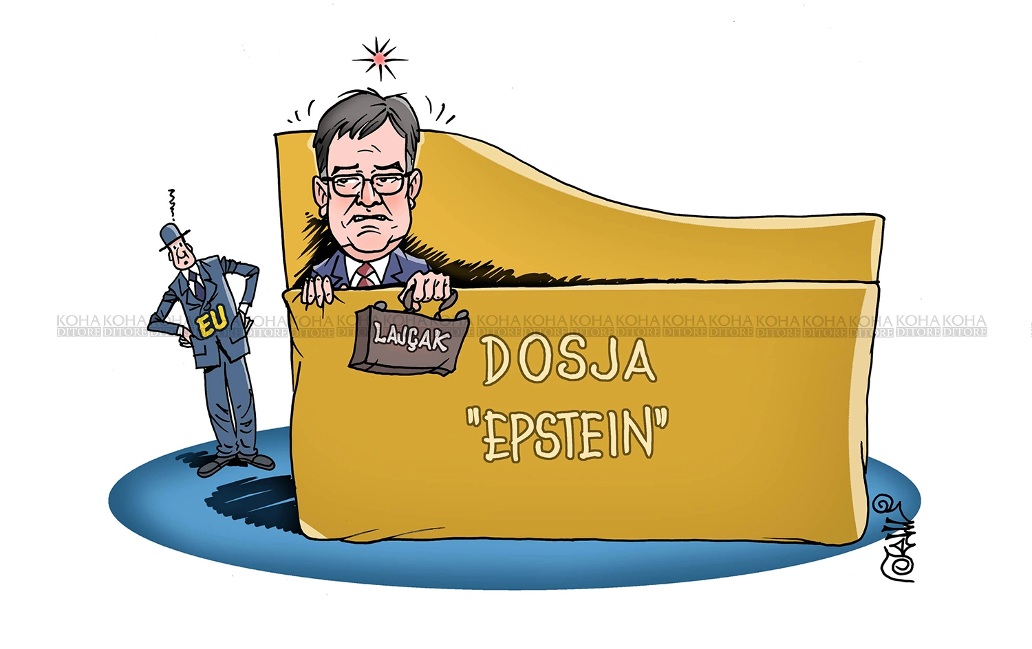 Lajçak në dosjen "Epstein"
