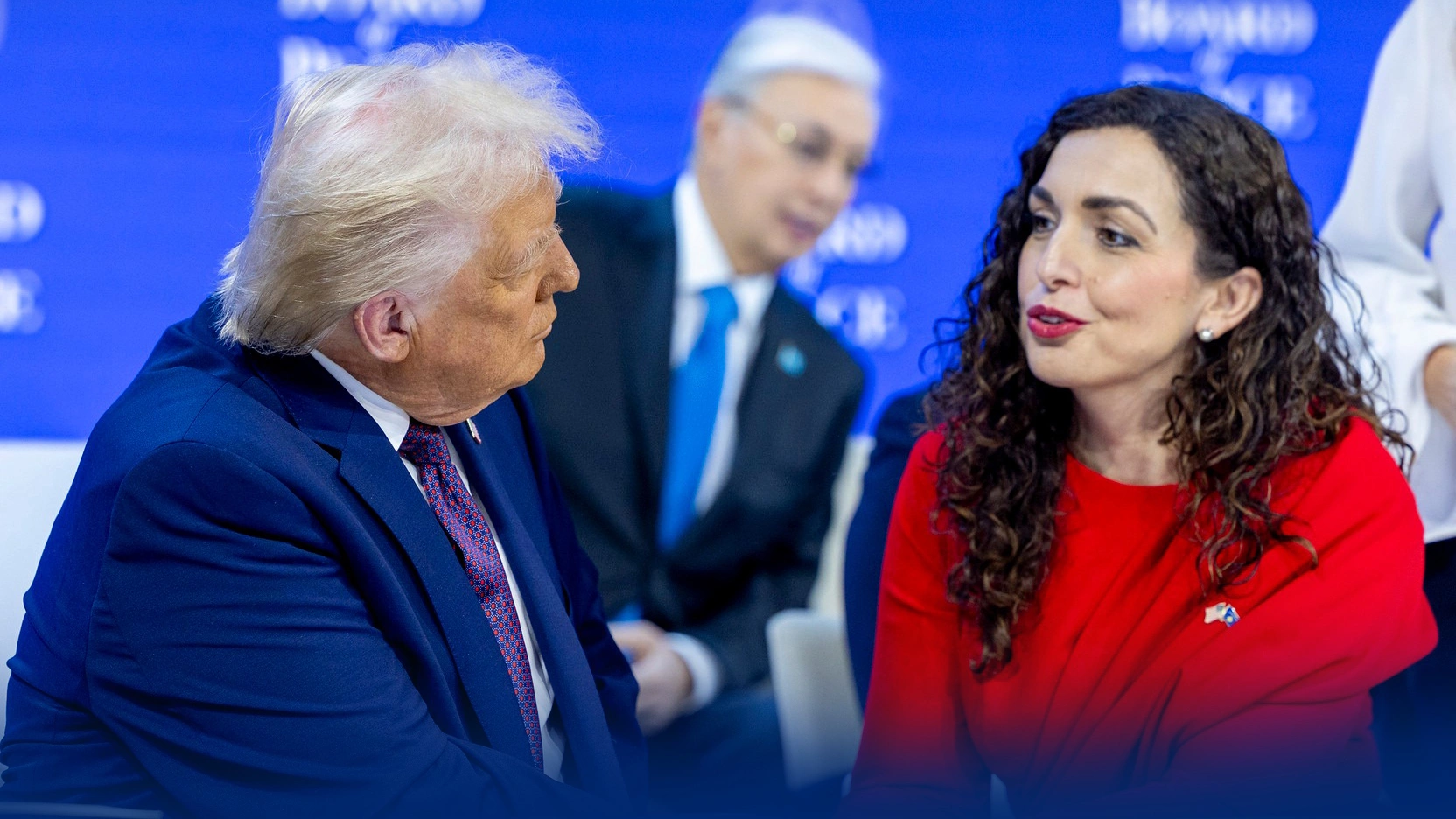 Donald Trump & Vjosa Osmani