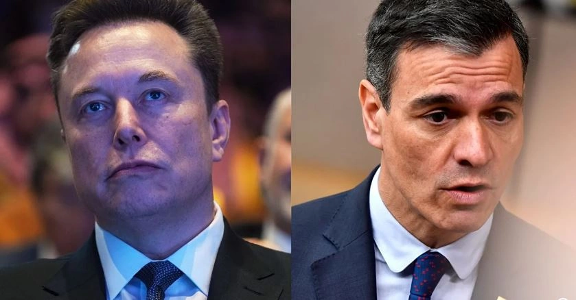 Elon Musk dhe Pedro Sanchez
