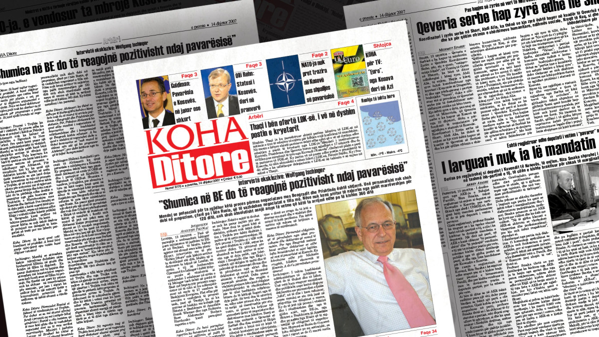 Ischinger   Shumica në BE do të reagojnë pozitivisht ndaj pavarësisë 