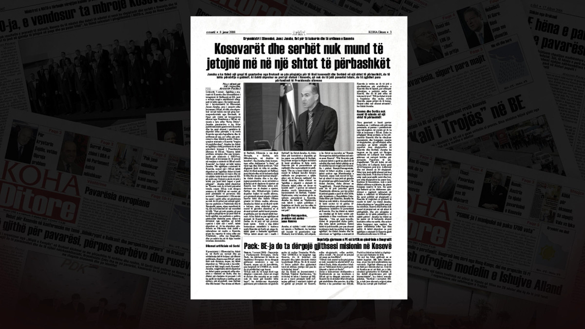 Kosovarët dhe serbët nuk mund të jetojnë më në një shtet të përbashkët