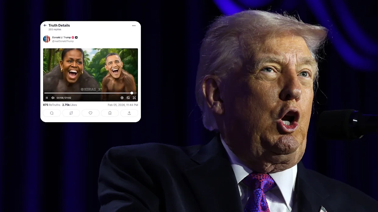 Trumpi shpërndan video raciste ndaj Obamas, nxit reagime