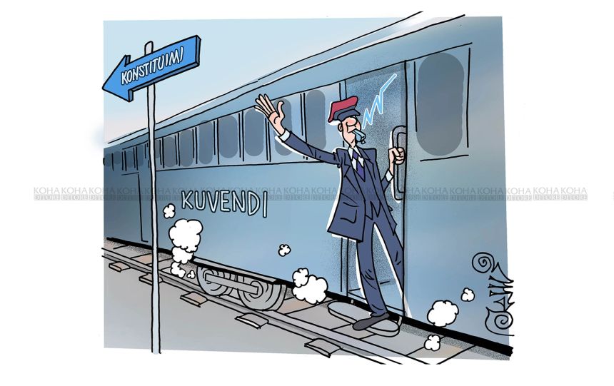 Karikatura e ditës - Konstituimi i Kuvendit