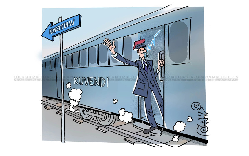 Karikatura e ditës - Konstituimi i Kuvendit