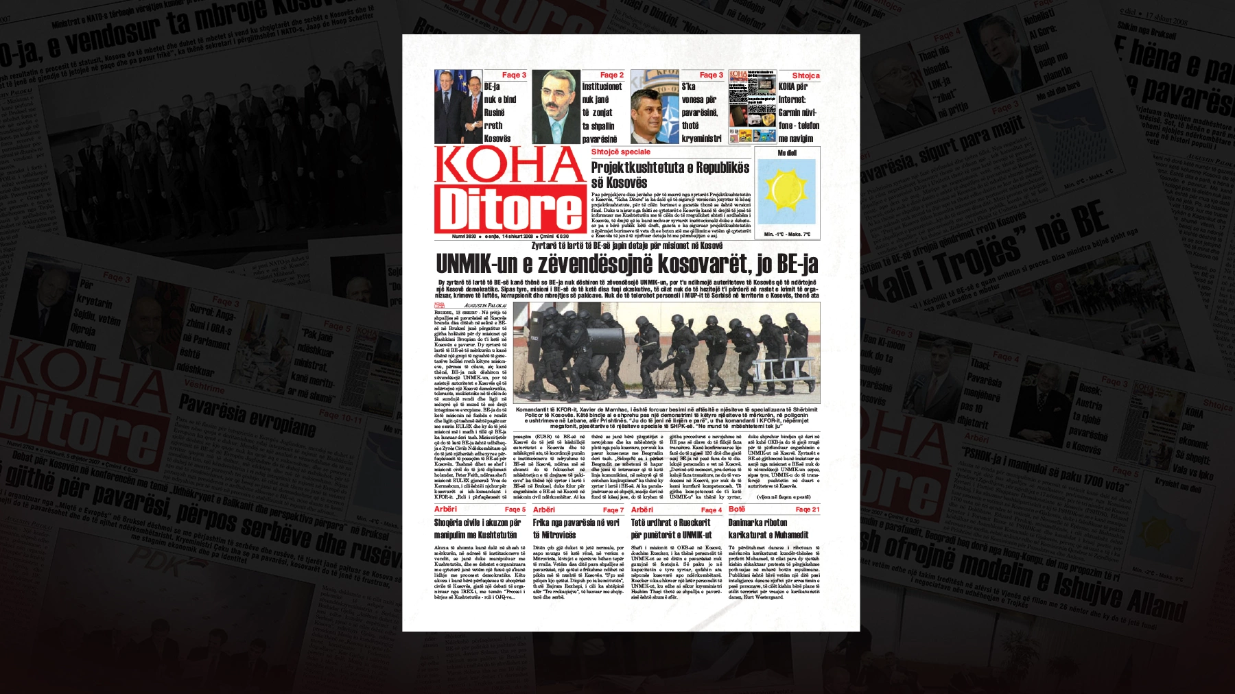 UNMIK-un e zëvendësojnë kosovarët, jo BE-ja