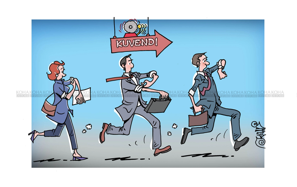 Karikatura e ditës - Dinamika e rritur parlamentare