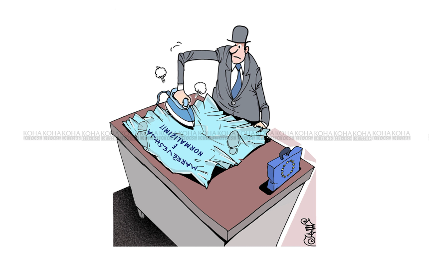 Karikatura e ditës - BE dhe marrëveshja e normalizimit