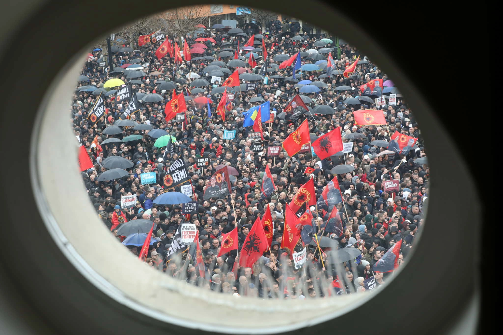 Protesta në Prishtinë