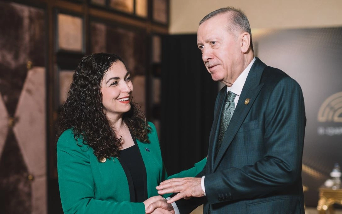 Vjosa Osmani  & Recep Tayyip Erdogan