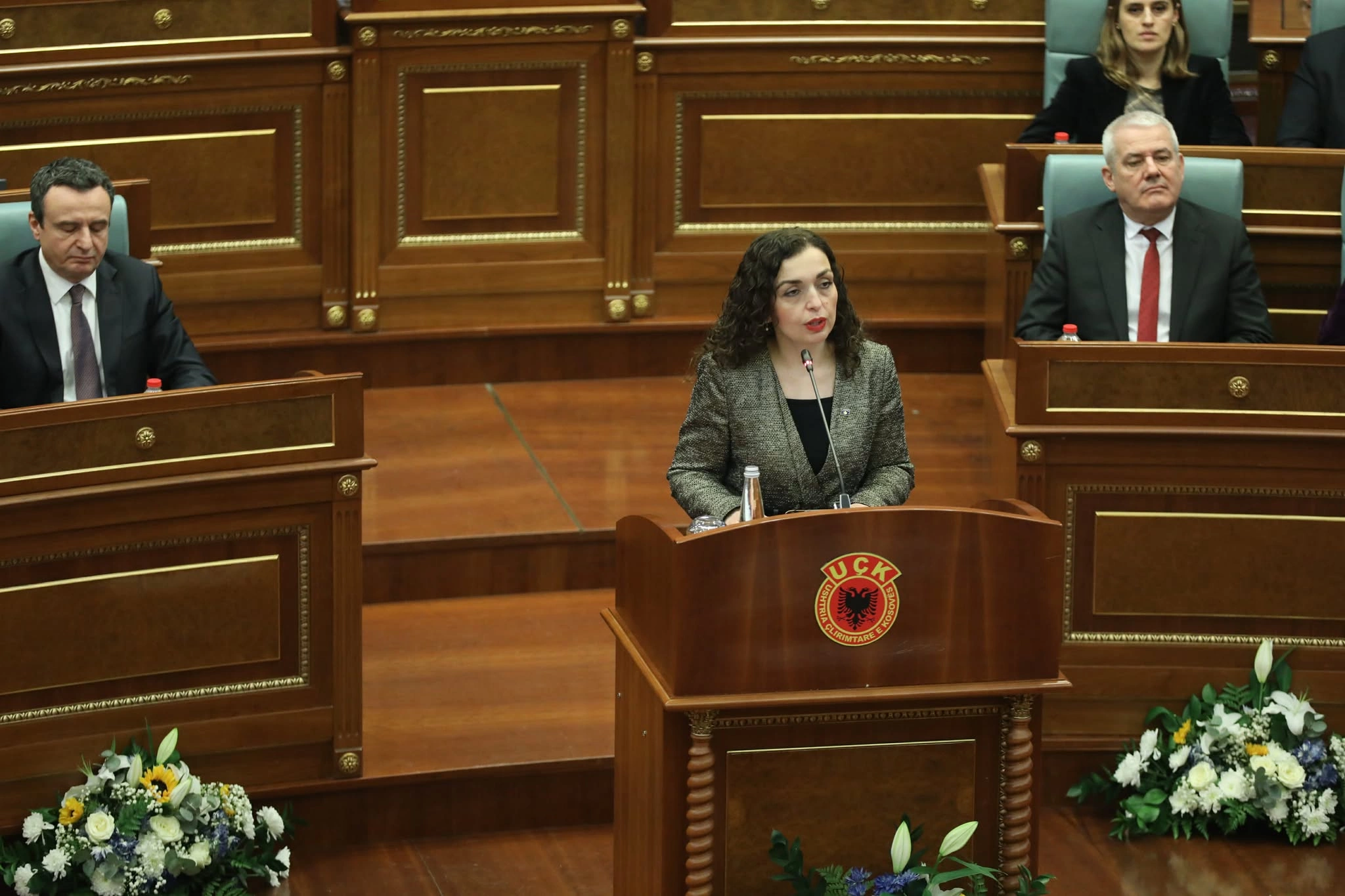 Vjosa Osmani - seanca solemne 18 vjet Pavarësi