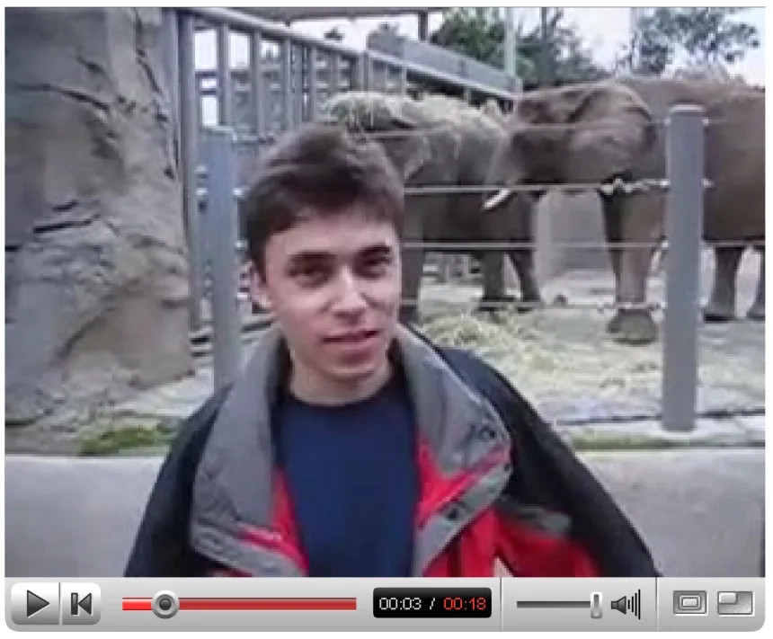 Videoja e parë në YouTube bëhet pjesë e një muzeu