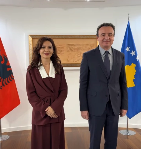 Albin Kurti Elisa Spiropali