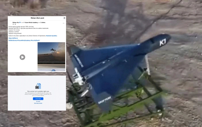 Droni “Skifter K1” zhduket nga Facebooku