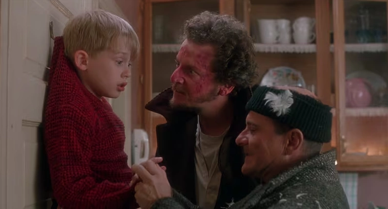 Skenë  nga filmi "Home Alone"