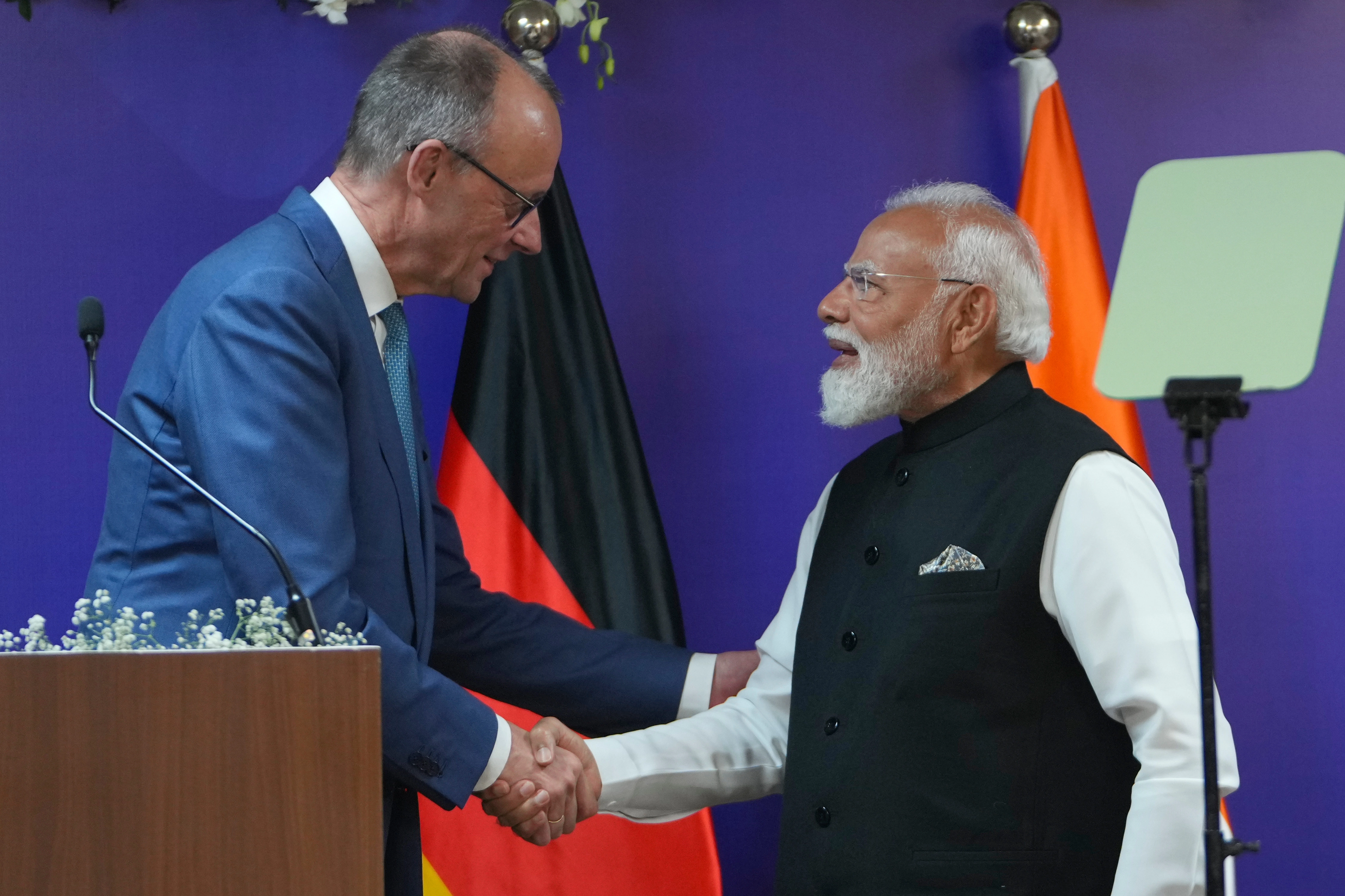 Friedrich Merz dhe Narendra Modi