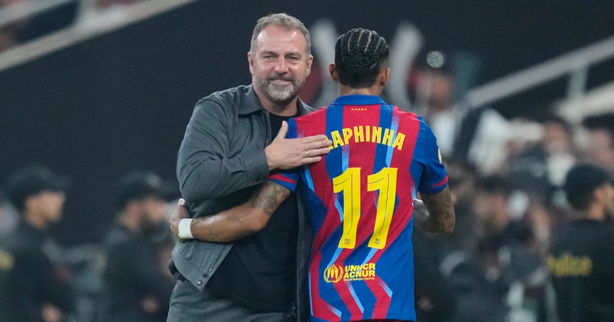 Hansi Flick dhe Raphinha