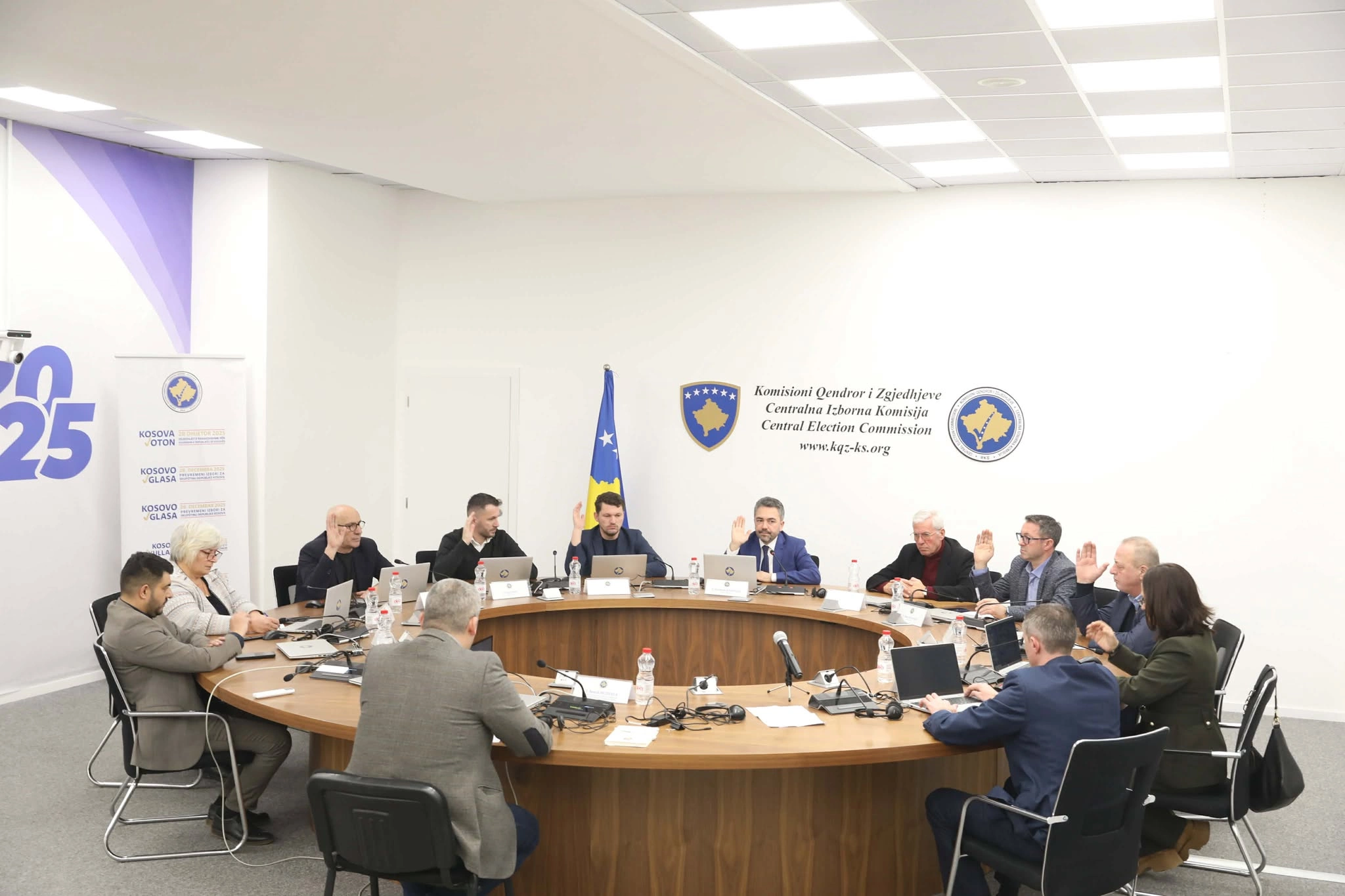 Komisioni Qendror i Zgjedhjeve - mbledhja ku u vendos për rinumërim (zgjedhjet 28 dhjetor 2025)