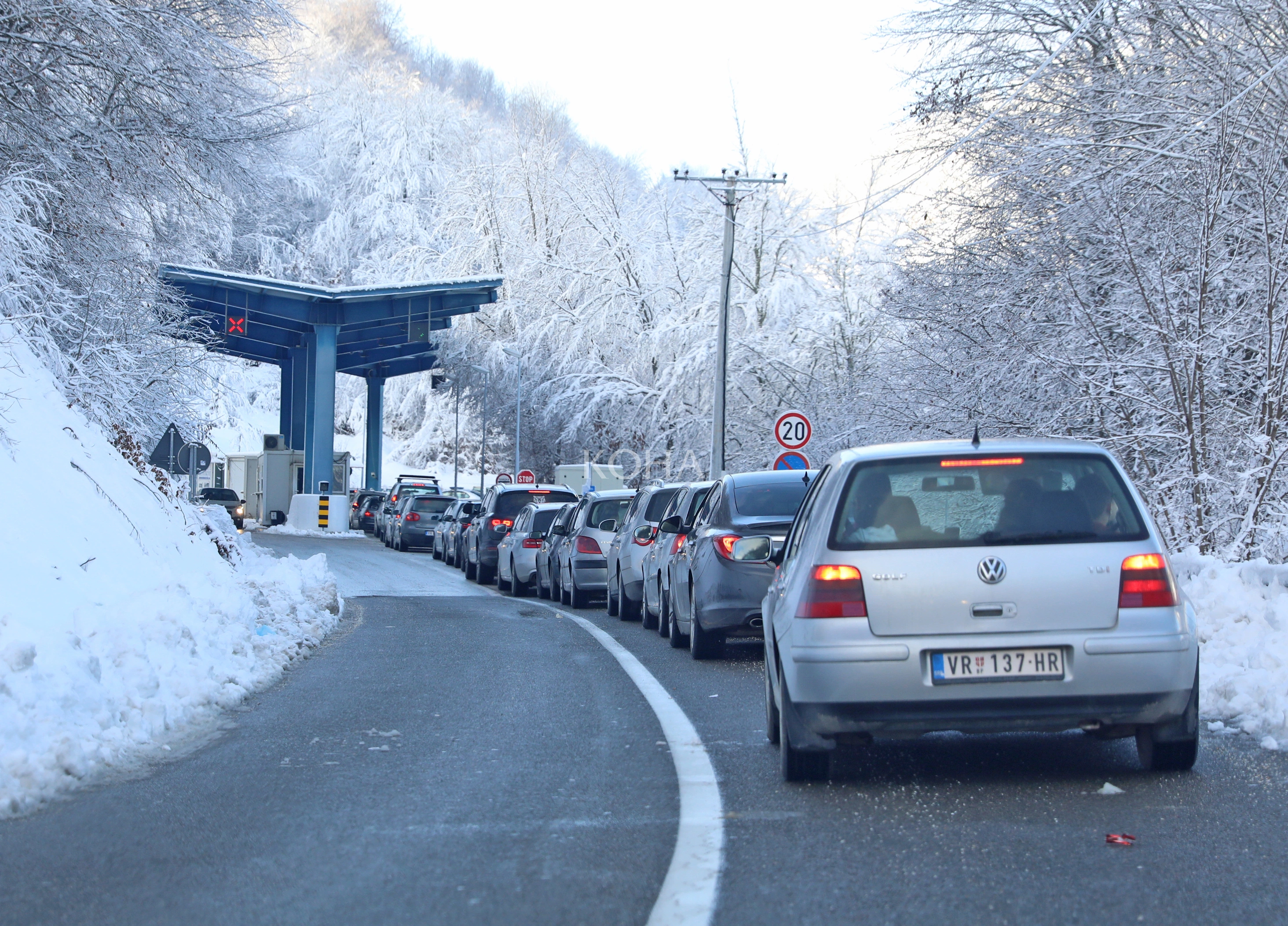 Pika kufitare mes Kosovës e Serbisë në Muqibabë