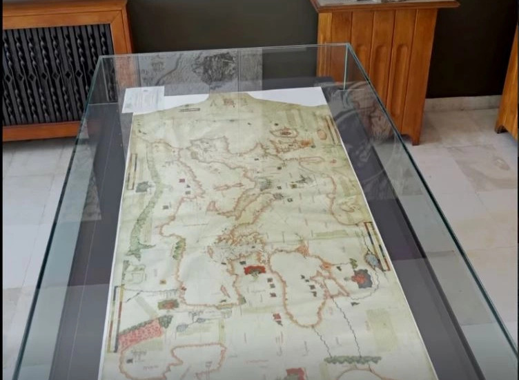 1455 Map Map from 1455 exhibited as evidence of Skanderbeg's role - KOHA.net