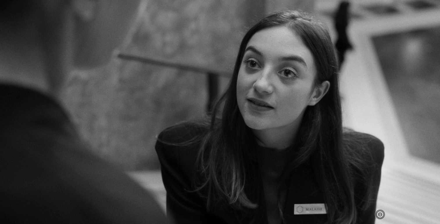 Luana Bajrami si Malaise në “Two People Exchanging Saliva”, i nominuar për “Oscar”